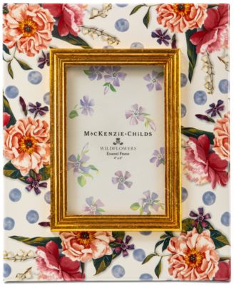 Mackenzie-Childs - Wildflowers Enamel Frame, 4" x 6"