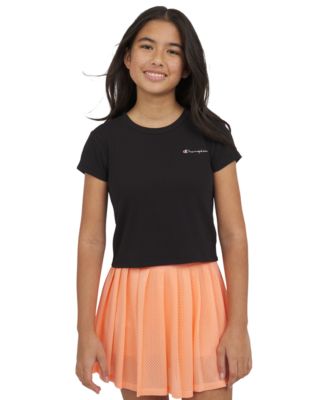 Champion - Big Girls Ribbed Baby Tee