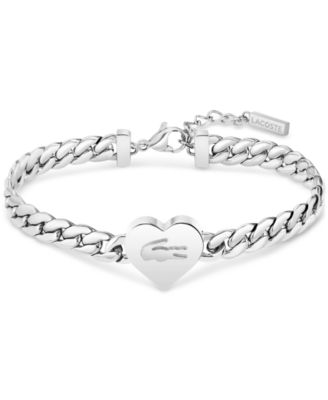Lacoste - Gold-Tone Love My Croc Heart Bracelet