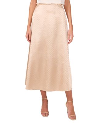Vince Camuto - Women's Embellished A-Line Midi Skirt