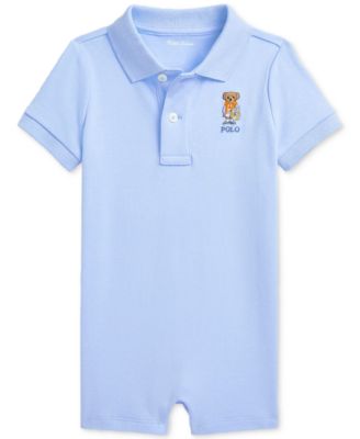 Polo Ralph Lauren - Baby Polo Bear Soft Cotton Polo Shortall