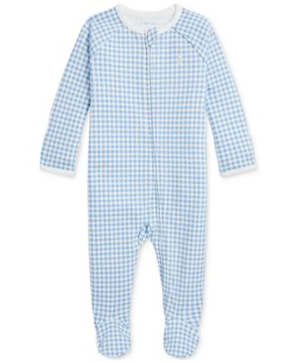 Polo Ralph Lauren - Baby Cotton Gingham Footed Coverall
