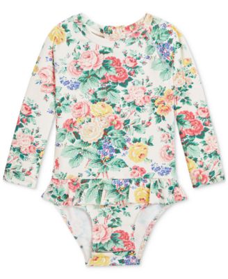 Polo Ralph Lauren - Baby Ruffled Floral Rash Guard
