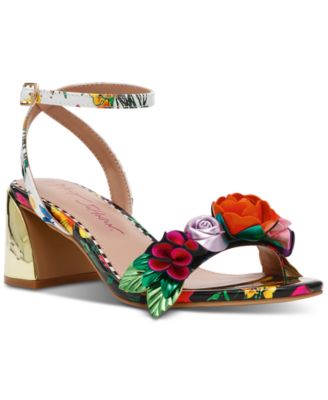 Betsey Johnson - Women's Darcee Floral Two-Piece Dress Sandals