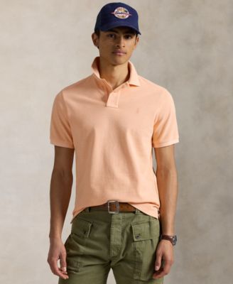 Polo Ralph Lauren - Men's Classic-Fit Mineral-Dyed Mesh Polo Shirt