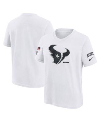 Nike - Youth White Houston Texans 2024 Salute To Service T-Shirt