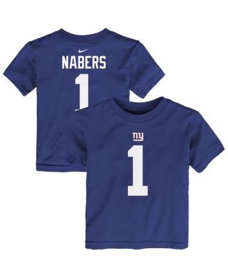 Nike - Toddler Malik Nabers Royal New York Giants Name NumberT-shirt