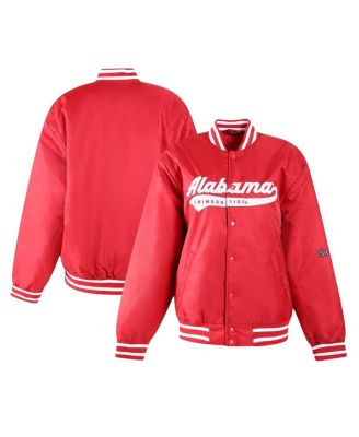 Hype And Vice - Women's Crimson Crimson Tide A-Game Varsity Full-Snap Jacket