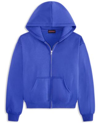 With Jules - Big Girls Bow-Graphic Zip Hoodie