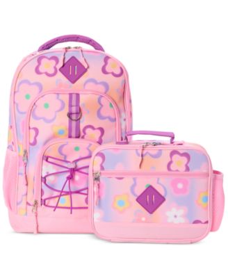 InMocean - Big Girls Flower Backpack & Lunch Bag Set