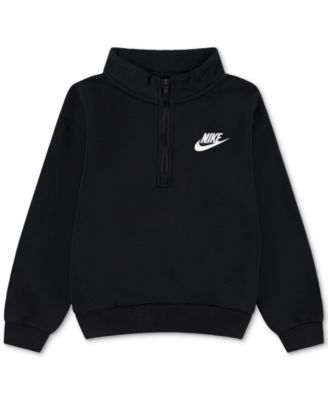 Nike - Toddler & Little Kids Neutral Quarter-Zip Long-Sleeve Top