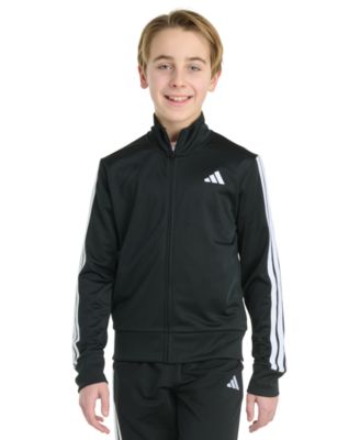 adidas - Big Boys Long-Sleeve Full-Zip Essential Tricot Jacket