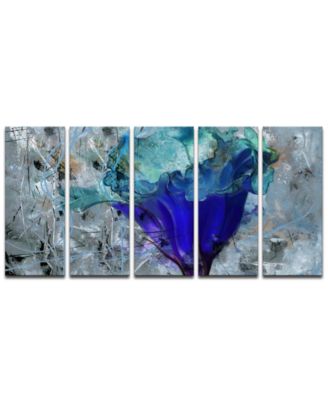 Ready2HangArt - 'Painted Petals LX' Canvas Wall Decor Set