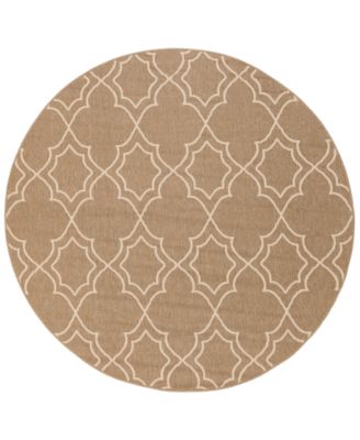 Livabliss - Alfresco ALF-9587 Camel 8'9" Round Area Rug