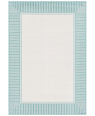 Livabliss - Alfresco ALF-9680 Teal 5'3" x 7'6" Area Rug