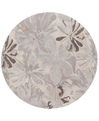 Livabliss - Athena ATH-5135 Taupe 4' Round Area Rug