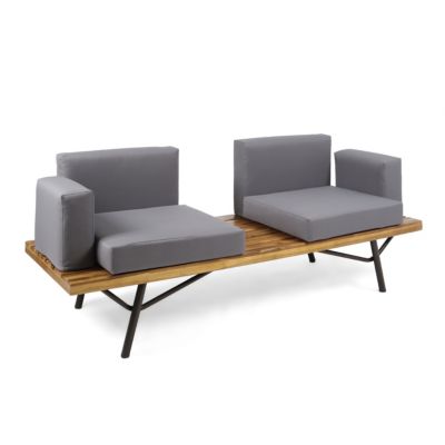 Noble House - Conaga 73" Outdoor Sofa, Quick Ship