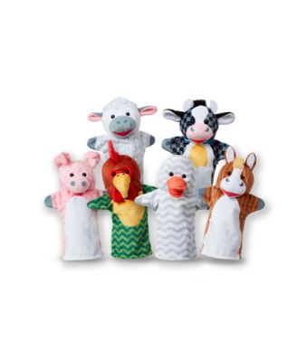 Melissa and Doug - Barn Buddies Hand Puppets 6 Pc
