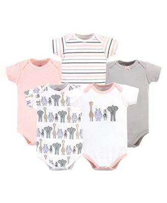 Hudson Baby - - Baby Boys and Girls Cotton Bodysuit Set