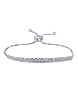 Macy's - Diamond Bolo Bracelet (3 ct. t.w.) in 14K White Gold