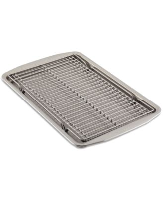 Circulon - Bakeware 11" x 17" Baking Sheet Pan & Expandable Cooling Rack 3-Pc. Set