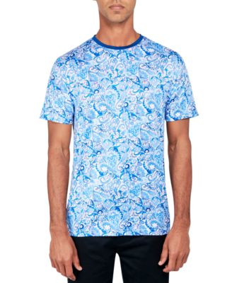 Society of Threads - Men's Regular-Fit Paisley Performance T-Shirt