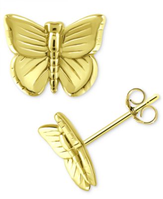 Giani Bernini - Textured Butterfly Stud Earrings
