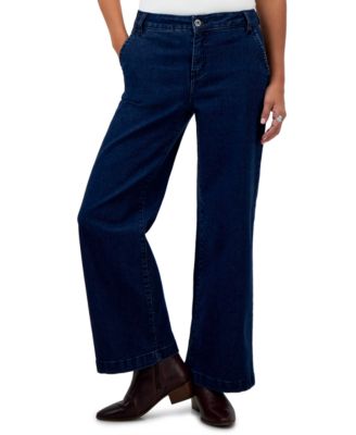Style & Co - Women's High-Rise Wide-Leg Jeans