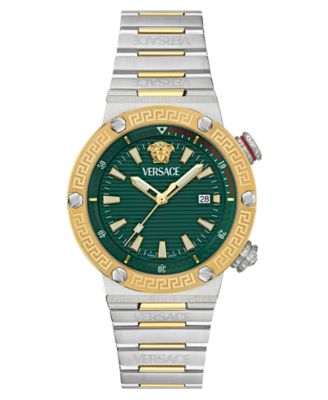 Versace - Men's Swiss Two-Tone Stainless Steel Bracelet Watch 43mm