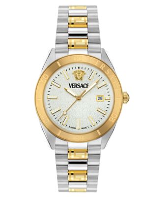 Versace - Men's Swiss Two-Tone Stainless Steel Bracelet Watch 42mm
