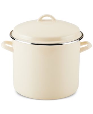 Rachael Ray - Enamel on Steel 12-Qt. Covered Stockpot