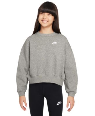 Nike - Big Girls Sportswear Club Fleece Crewneck Sweatshirt