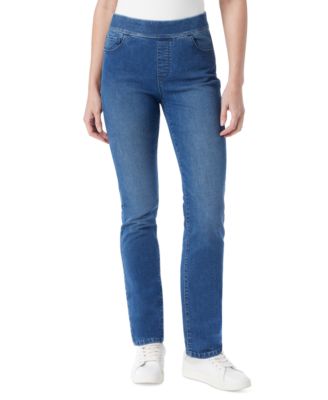 Gloria Vanderbilt - Women's Amanda High-Rise Straight Pull-On Jeans
