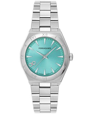 Ferragamo - Women's Swiss Vega Stainless Steel Bracelet Watch 35mm