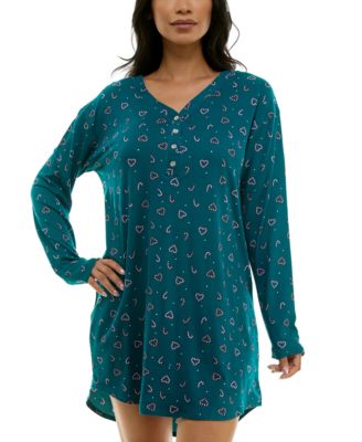 Roudelain - Women's Cozy Luxe Henley Sleep Dress