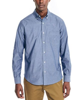Nautica - Men's Long Sleeve Button Down Shirt