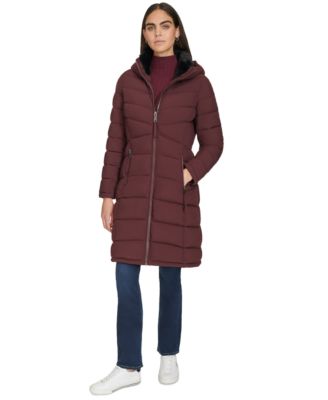 Calvin Klein - Women's Hooded Puffer Coat