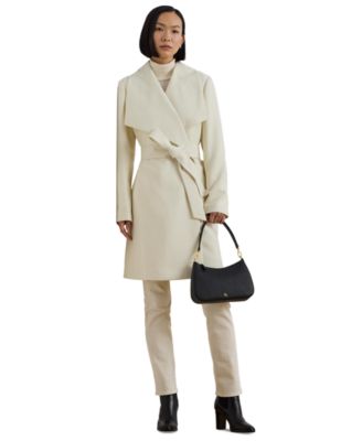 Lauren Ralph Lauren - Women's Crepe Belted Wrap Coat
