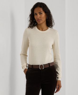 Lauren Ralph Lauren - Women's Cotton-Blend Sweater