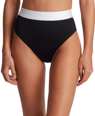 Lauren Ralph Lauren - Women's Banded High-Waist Bikini Bottoms