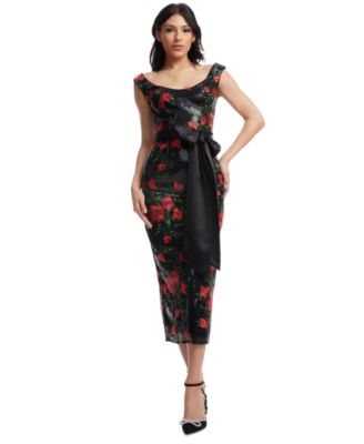 Dress the Population - Women's Dottie Midi Dress