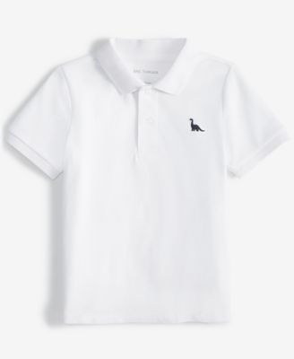 Macy's - Toddler Boys Solid Dino Polo Shirt