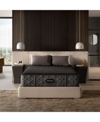 Beautyrest - Black Hybrid Series Three 14.5" Firm Tight Top Mattress Set - Twin XL
