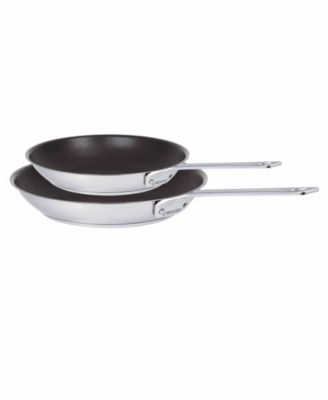 Cristel - 1826 2-Pc. Nonstick Stainless Steel Frypan Set