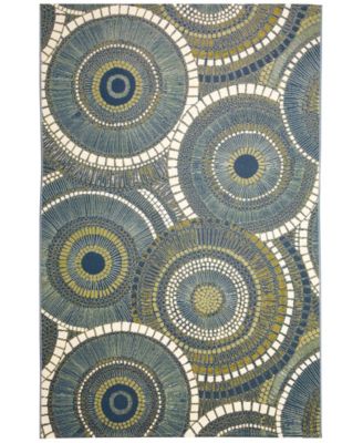 Liora Manne' - Marina Circles 6'6"x9'4" Area Rug