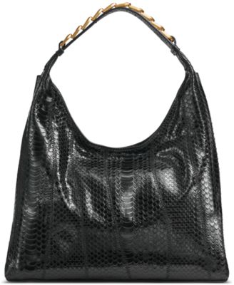 Donna Karan New York - Bellmore Extra Large Skipper Snake Leather Shoulder Bag
