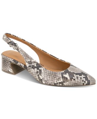 Gentle Souls - Women's Georgia Slingback Block-Heel Pumps