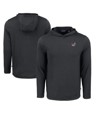 Cutter & Buck - Men's Cutter Buck Black Georgia Bulldogs Coastline Epic Comfort Eco Long Sleeve Hoodie T-Shirt
