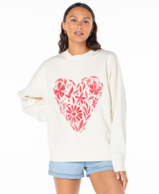 Roxy - Juniors' Lineup Graphic Crewneck Sweatshirt