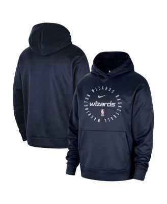 Nike - Men's Navy Washington Wizards 2024/25 Spotlight On-Court Practice Performance Pullover Hoodie